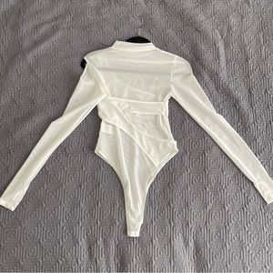 White bodysuit NEVER WORN